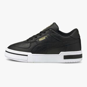 Puma Black Sneakers with Gold Details
